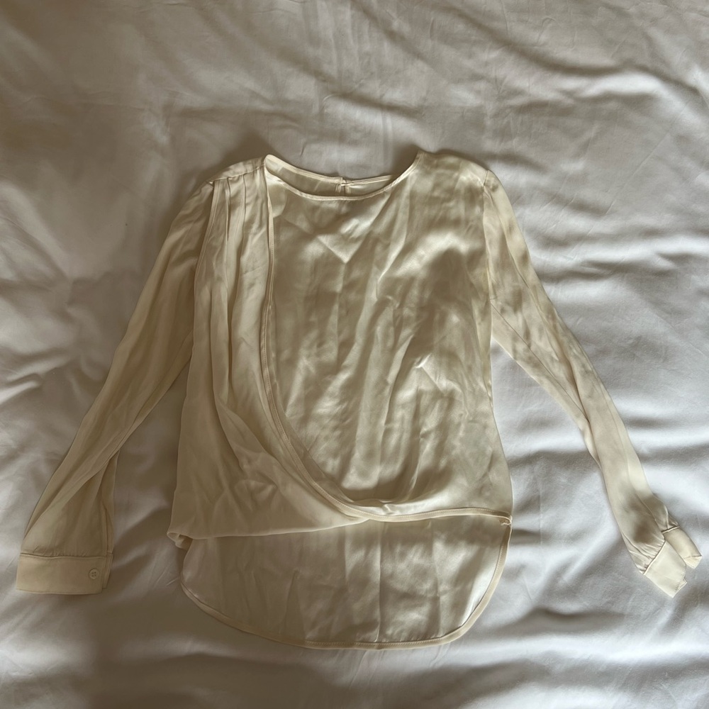 FRAME Elegant Cream Women's Top